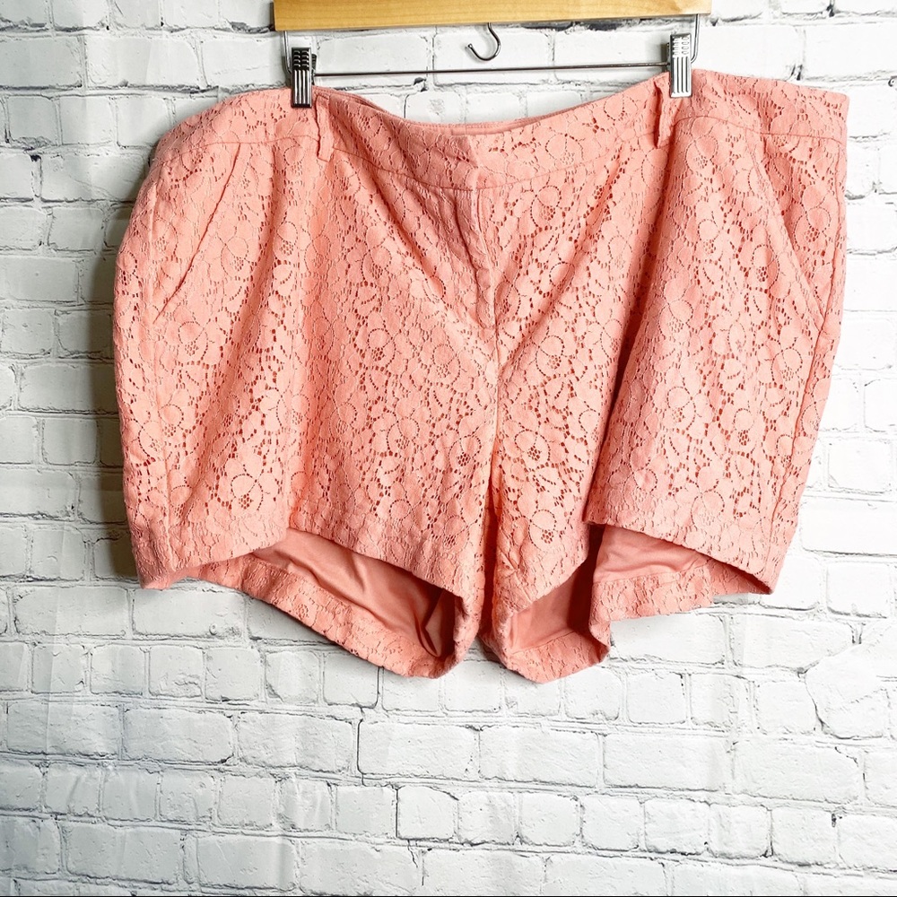 Torrid | Light Pink Lace Shorts